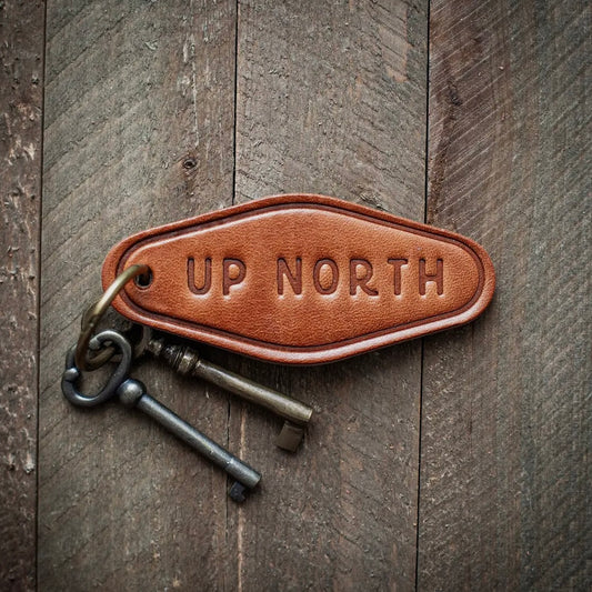 Sugarhouse Leather - Up North Leather Keychain