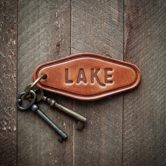 Sugarhouse Leather - Lake Leather Keychain