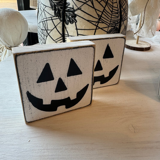 Halloween Pumpkin - Black and White