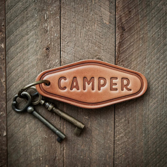 Sugarhouse Leather - Camper Leather Keychain