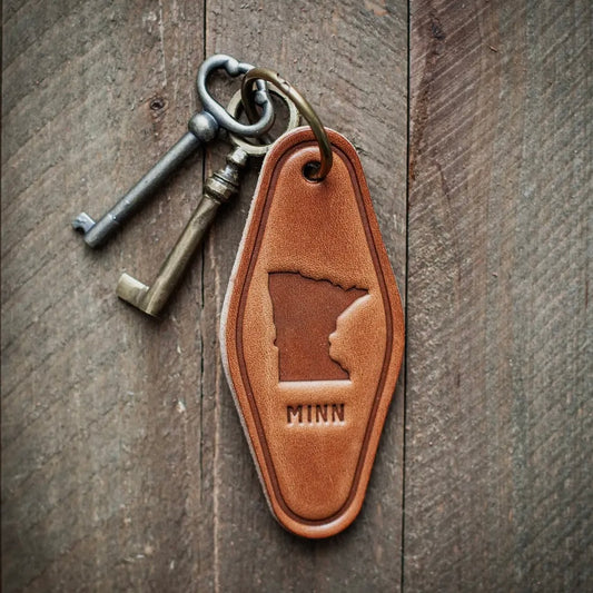 Sugarhouse Leather - Minnesota Leather Keychain