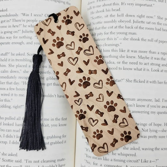 Wood Bookmark - Dog Lover