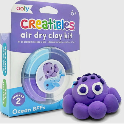 OOLY - Creatibles DIY Air-Dry Clay Kit - Ocean BFFs