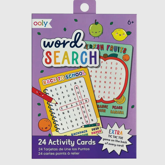 OOLY - Word Search Activity Cards - Set of 24