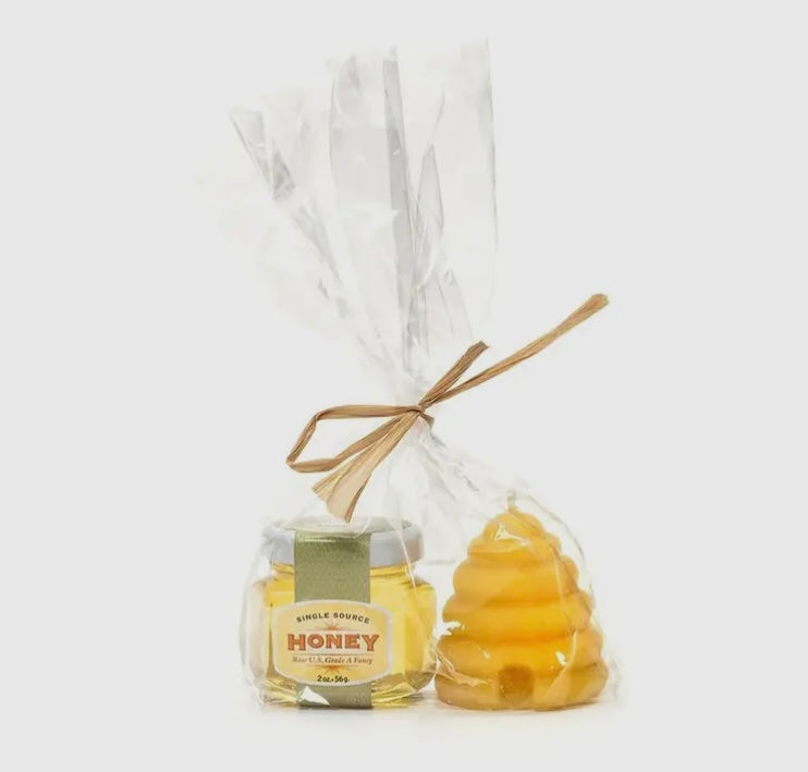 Ames Farm - Honey & Skep Votive Candle Set